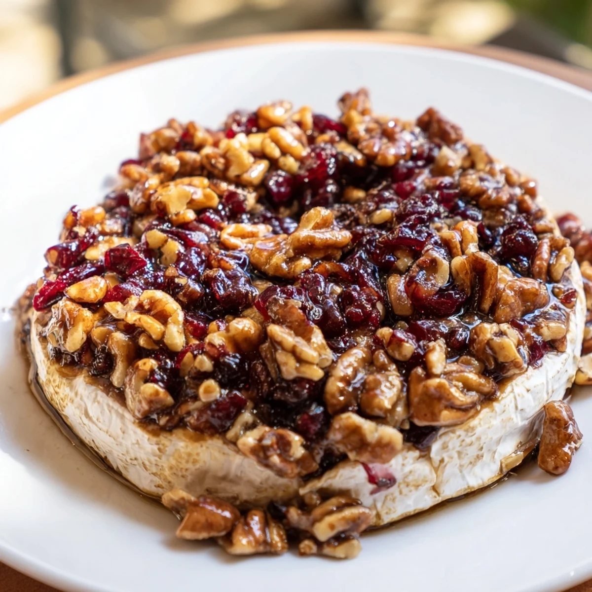 Baked Brie Cranberry Pecan
