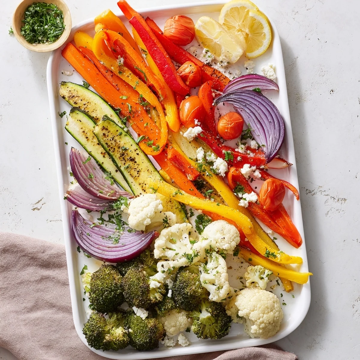 Roasted Appetizer Veggie Tray