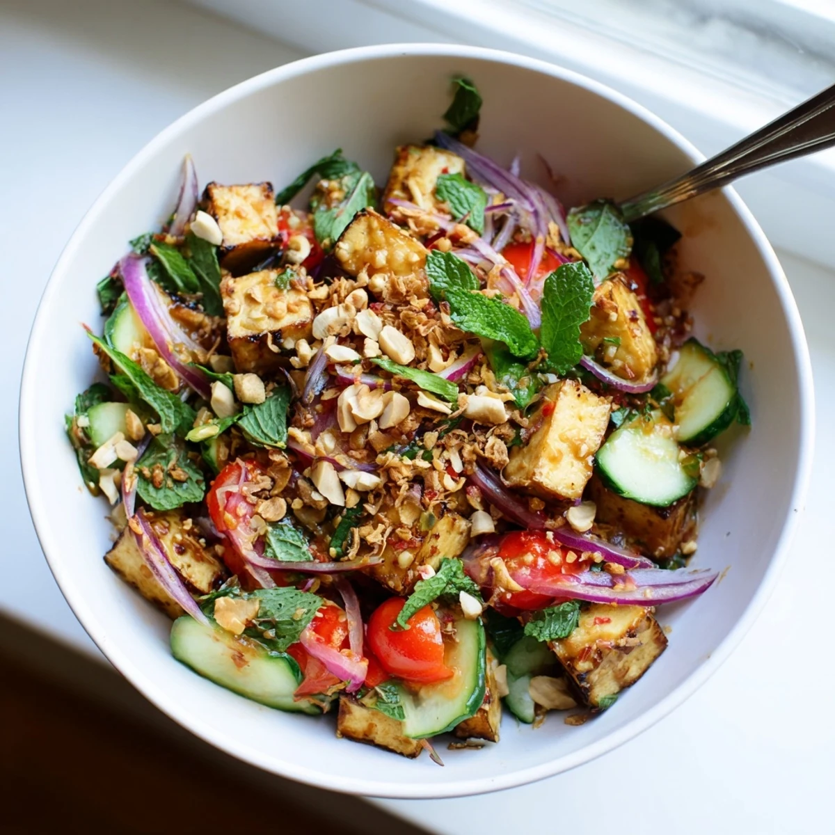 Tofu Thoke Burmese Salad