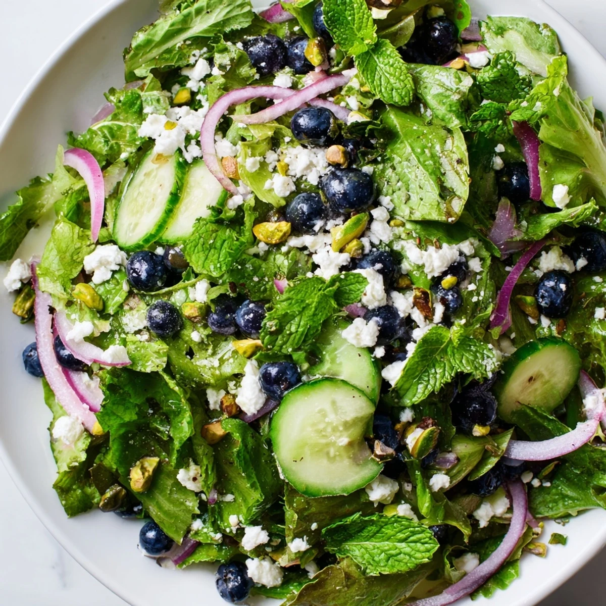 Blueberry Pistachio Spring Salad