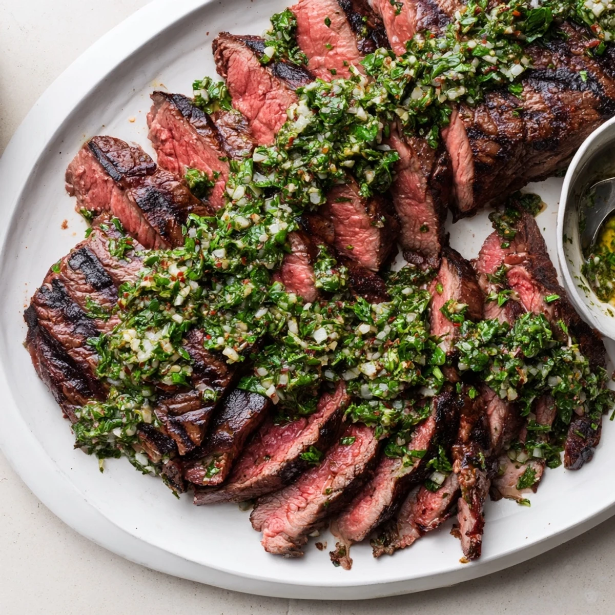 Chimichurri Steak with Herb Sauce
