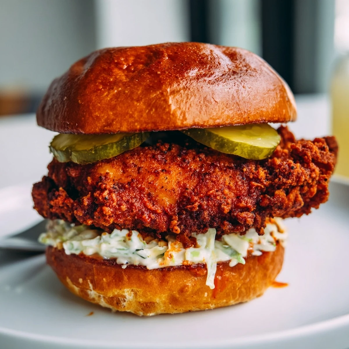 Spicy Nashville Hot Chicken Sandwiches Recipe To Savor, golden fried chicken with crisp pickles