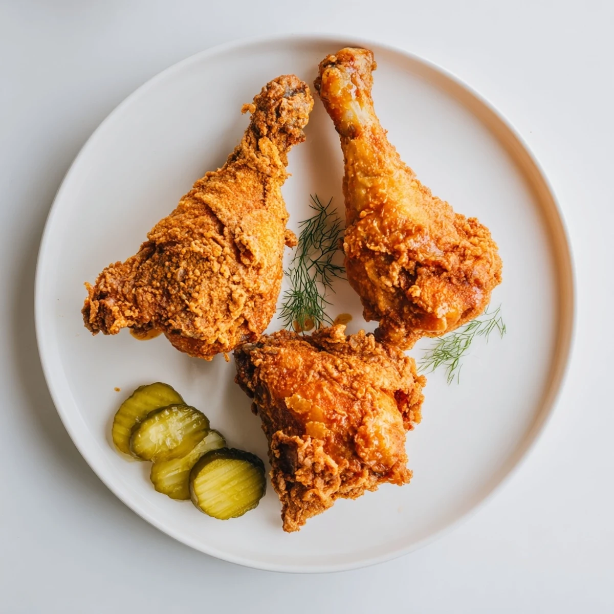 Spicy Honey Butter Fried Chicken glistening with sticky glaze, resting on wire rack  