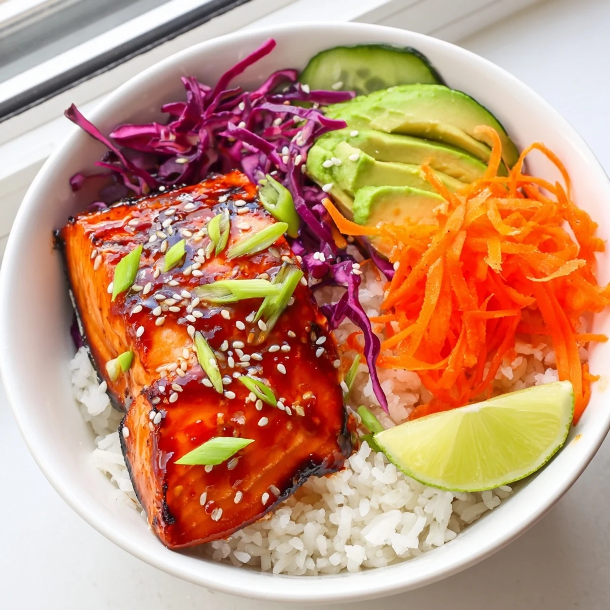 Sriracha Honey Glazed Salmon