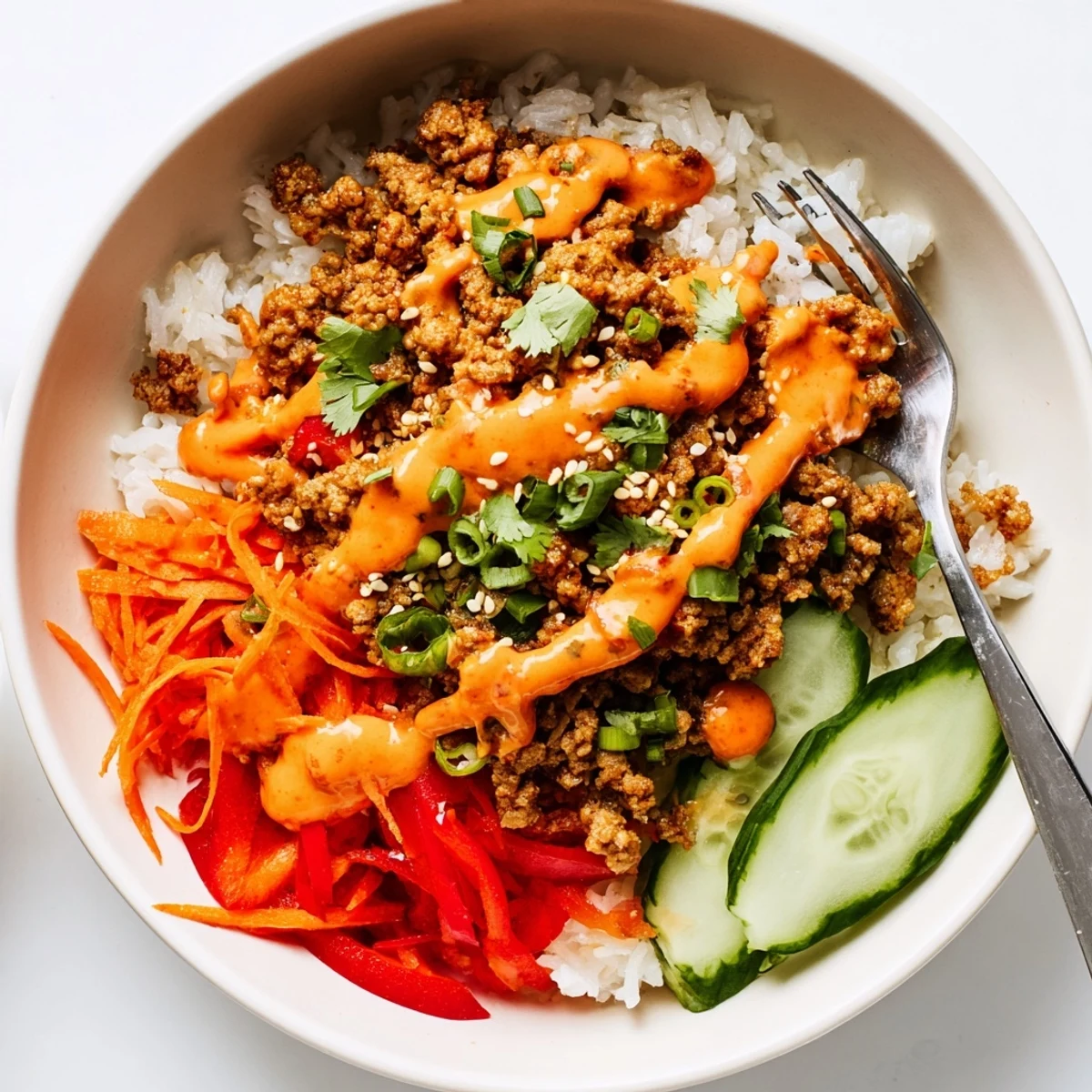 Turkey Bang Bang Rice Bowls