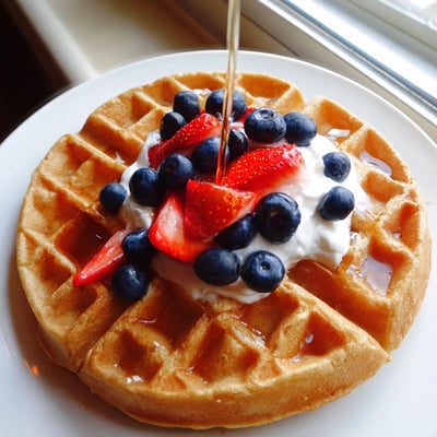 Greek Yogurt Waffles