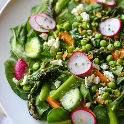 Bright Spring Salad Greens