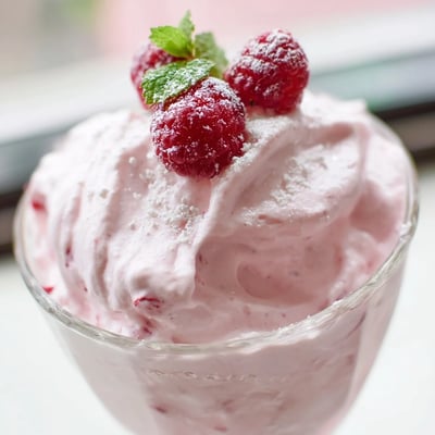 Fresh Raspberry Cloud Mousse